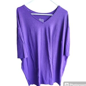 Terra & Sky purple 2x short  sleeve  tshirt